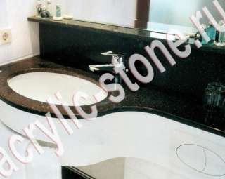 Фото Столешница в ванную комнату из искусственного камня SAMSUNG STARON 